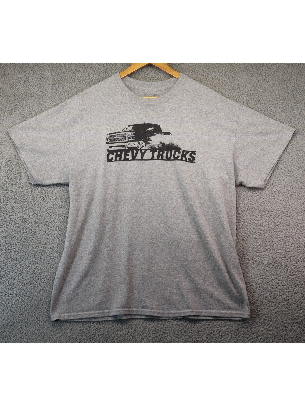 Chevrolet Chevy Trucks Men's Grey Graphic T-Shirt Size Large